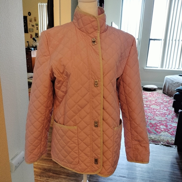 Utex Design Quilted Jacket Pink - Picture 1 of 6